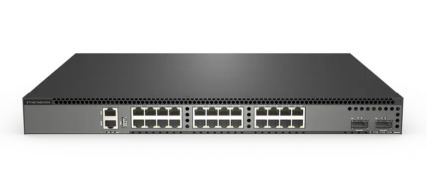 S5424T-2C-EI, 24x100M/1G/2.5G/5G/10GBase-T,2x100GQSFP28, 106W, L3 Management Switch