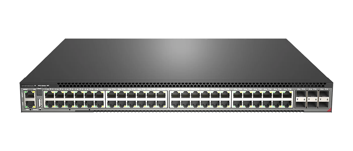 S3748GP-6X-EI, 48x1GBase-T(PoE++90W),6x10GSFP+, Support, L3 Management PoE Switch