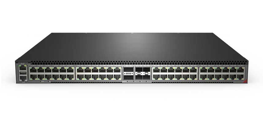 S5348V-4N2C-EI, 48x100M/1G/2.5G/5GBase-T,4x10G/25GSFP28,2x100GQSFP28, L3 Management Switch