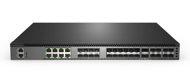 S5412X-8G8S8N2Q-EI, 12x10GSFP+,8x1GBase-T,8x1GSFP,8x25GSFP28,2x40GQSFP+, 72W, L3 Management Switch 商品配图