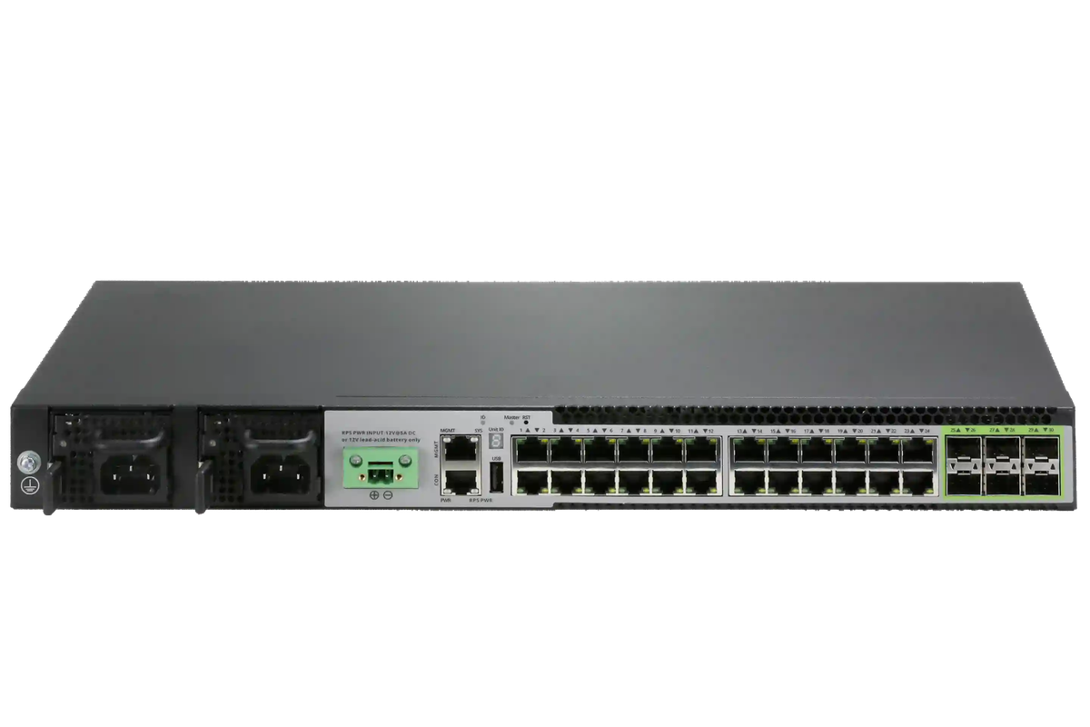 S3724G-6X-EI, 24x1GBase-T,6x10GSFP+, L3 Management Switch