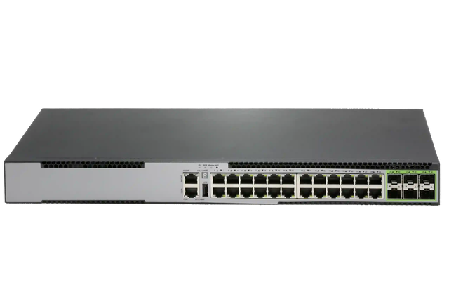 S3724GP-6X-SI, 24x1GBase-T(1-4PortsPoE++ 90W,5-24PortsPoE+ 30W),6x10GSFP+, Support, L3 Management PoE Switch product image